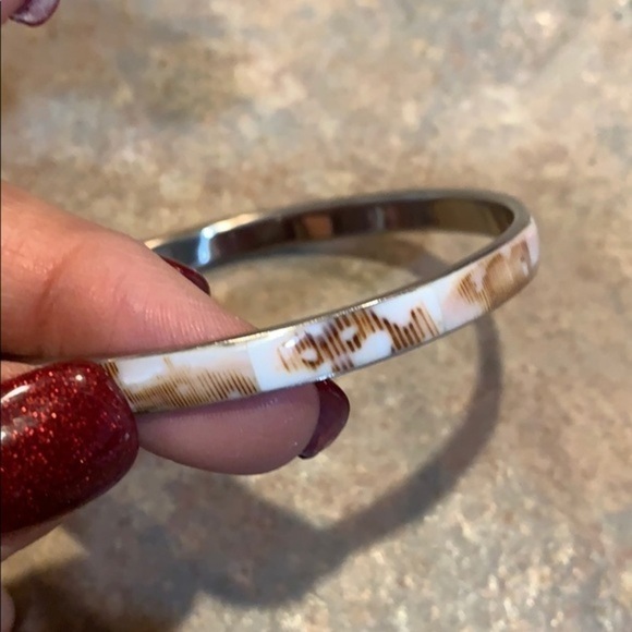 💐5/25 Trendy 2 bracelet lot bundle glass shell - Picture 3 of 6